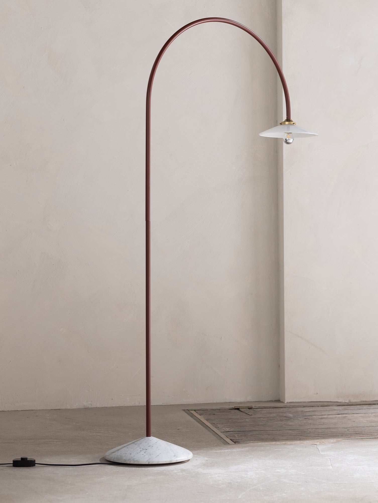 Standing Lamp Marble No.2 by Valerie Objects - Menie Red