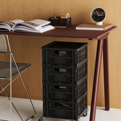 Colour Crate Square by HAY - Charcoal