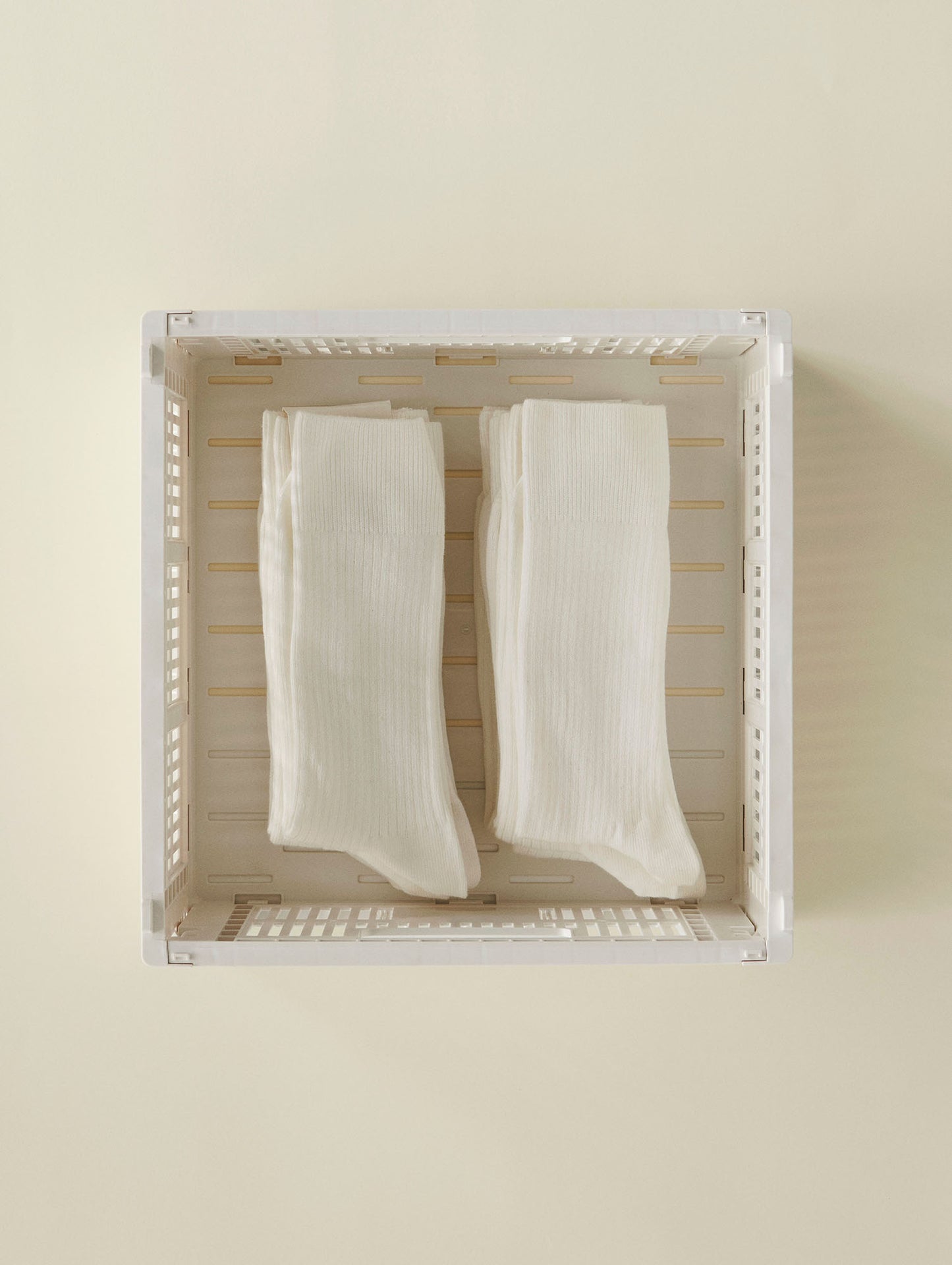 Colour Crate Square by HAY - Off White