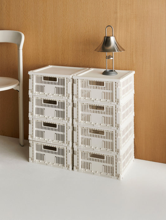 Colour Crate Square by HAY - Off White