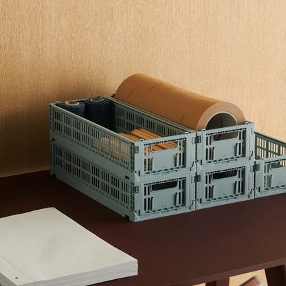 Colour Crate Mini Oblong by HAY - Dusty Blue