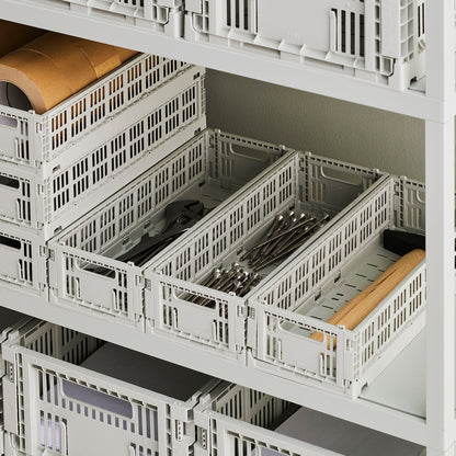 Colour Crate Mini Oblong by HAY - Grey