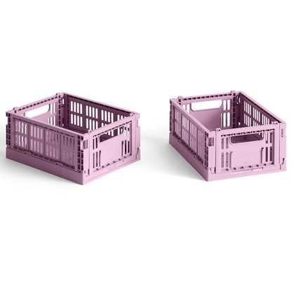 Colour Crate Mini - Set of 2 by HAY - Dusty Rose