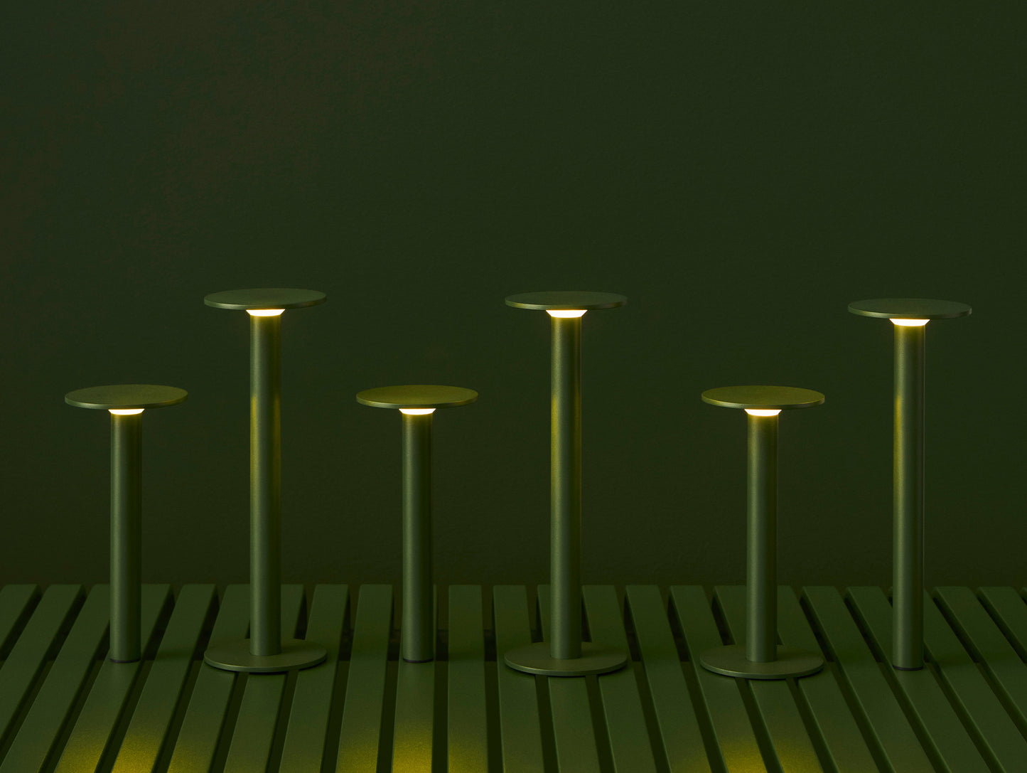 Host Portable Lamp by HAY - Olive