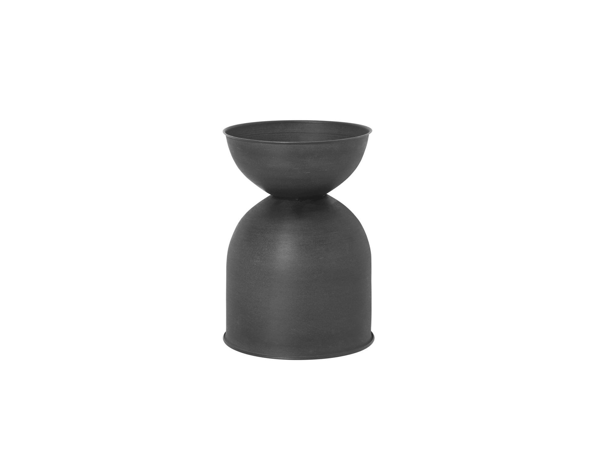 Hourglass Pots by Ferm Living - Small / Black