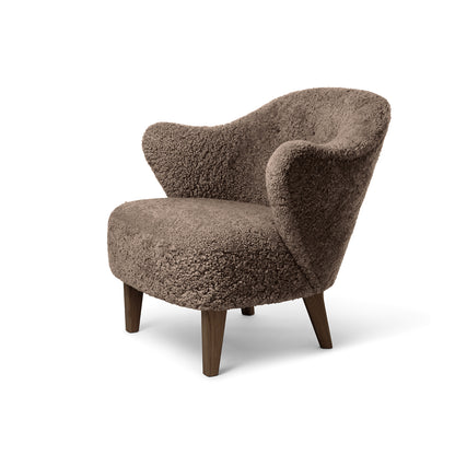 Ingeborg Lounge Chair by Audo Copenhagen - Dark Stained  Oak / Sheepskin Sahara Ingeborg