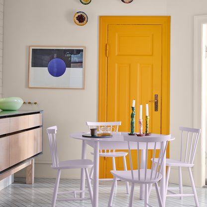 J46 Chair by FDB Mobler - Violet Hair Painted Beech