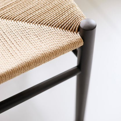 J83B Bench by FDB Mobler - Black Painted Beech