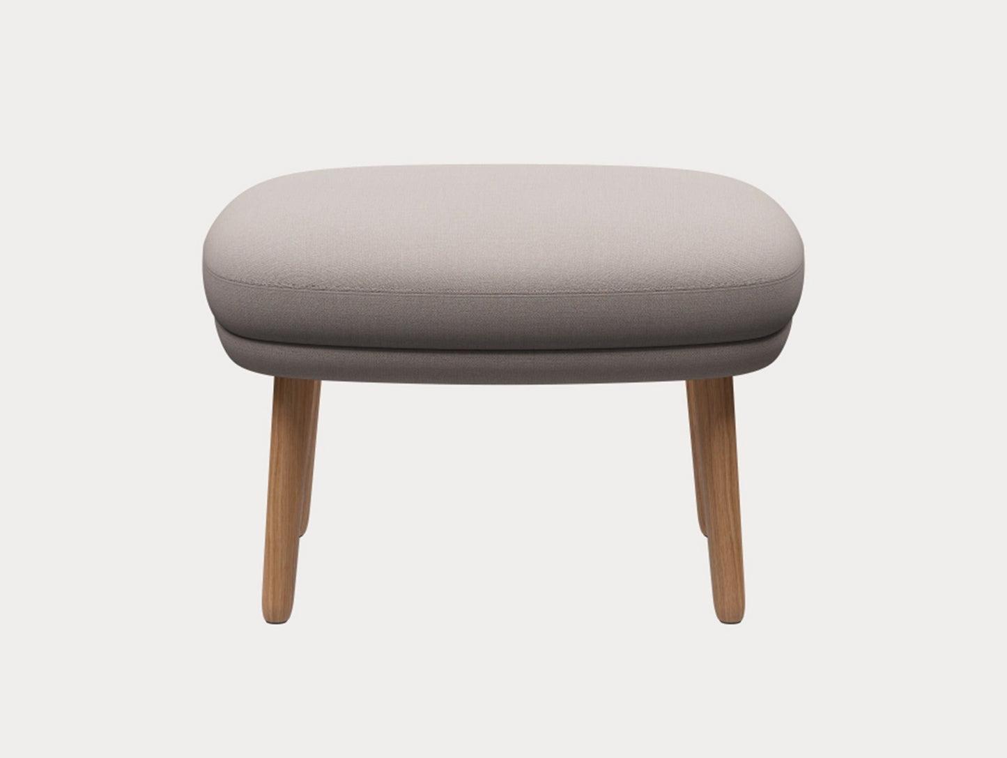 Fri Ottoman by Fritz Hansen - JH15 / 
Outside: Christianshavn 1120 / Seat: Christianshavn 1120