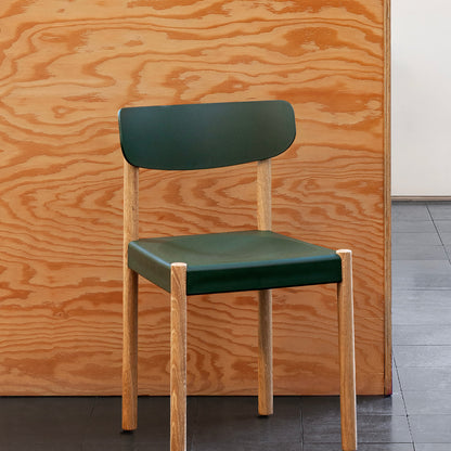 Pack Chair 10 by HAY - Palm Green / Oiled Oak