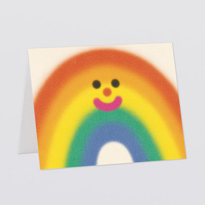 'Big Rainbow Birthday' Kids Greeting Card by Wrap