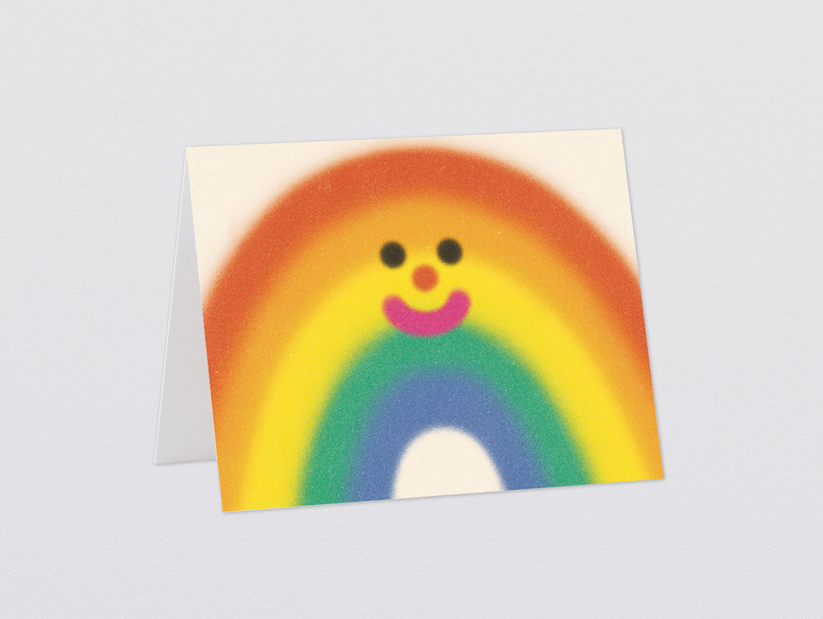 'Big Rainbow Birthday' Kids Greeting Card by Wrap