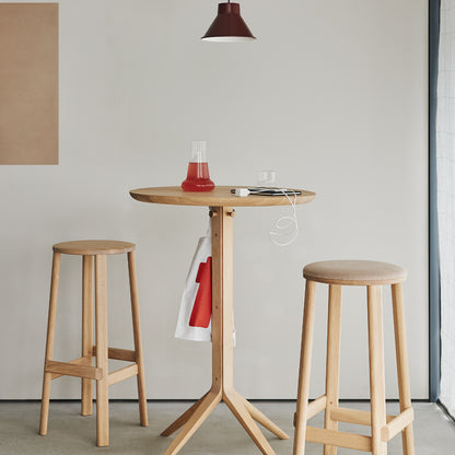 Scout Bistro Bar Table by Karimoku New Standard - Lacquered Oak
