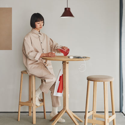 Scout Bistro Bar Table by Karimoku New Standard - Lacquered Oak