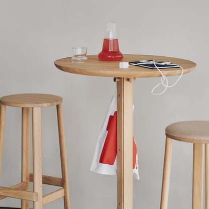 Scout Bistro Bar Table by Karimoku New Standard - Lacquered Oak