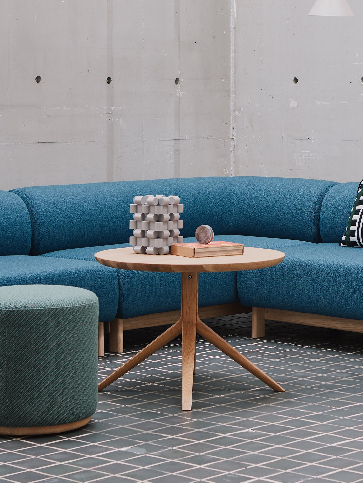 Scout Bistro Low Table by Karimoku New Standard - Lacquered Oak