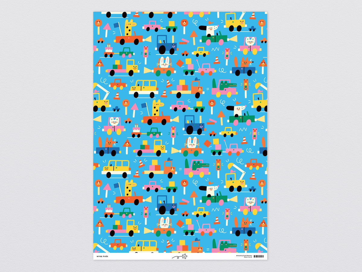 Beep Beep Wrapping Paper by Wrap