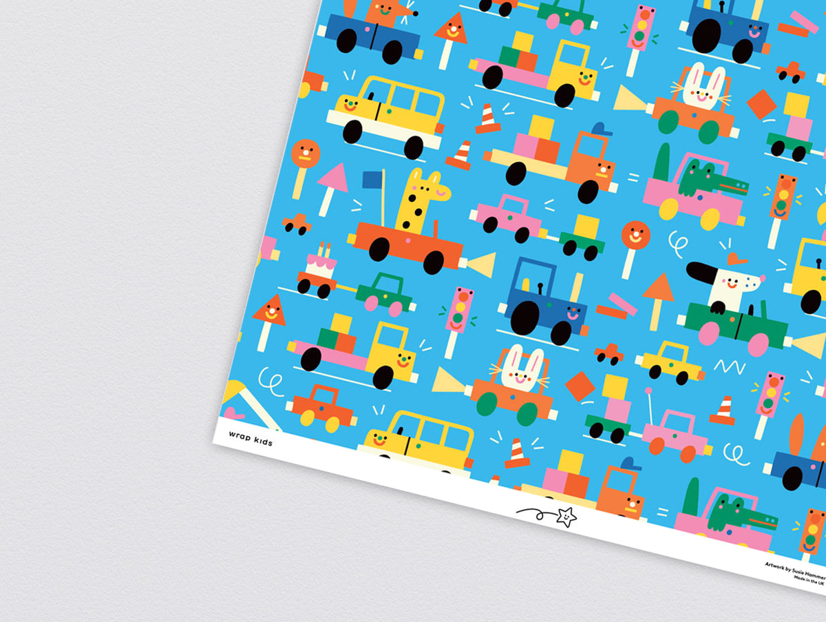 Beep Beep Wrapping Paper by Wrap