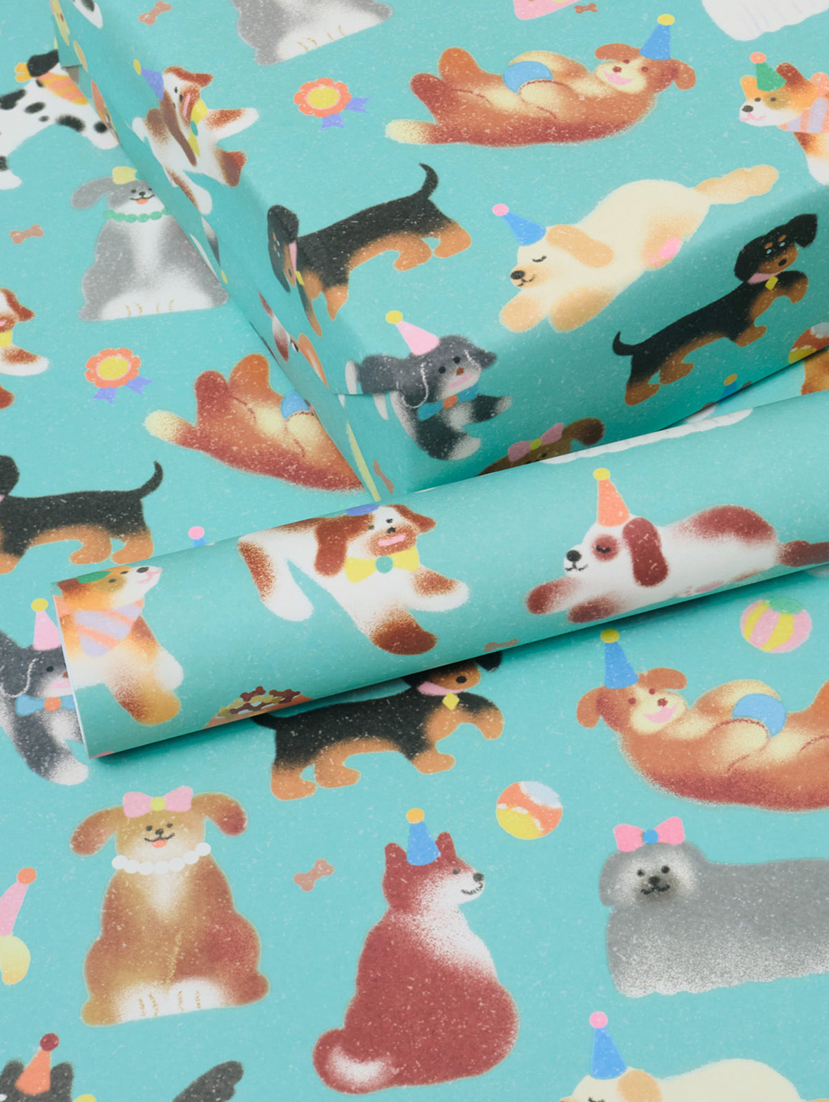 Dogs Kids Wrapping Paper by Wrap