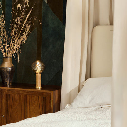 Oak Knuckle Table Lamp