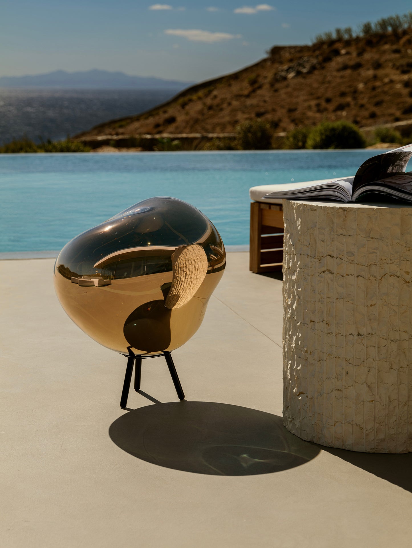 Melt Large LED Portable Lamp by Tom Dixon 