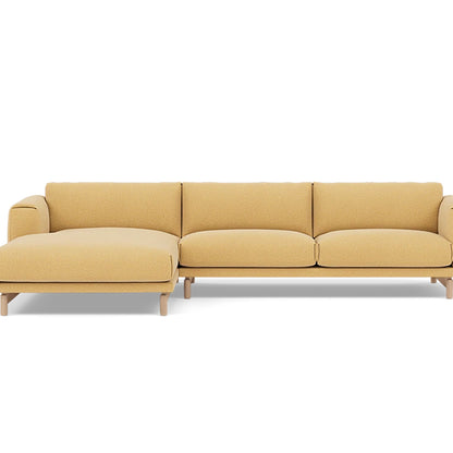 Rest Sofa with Left Chaise Longue (Sitting Right) by Muuto - Ecriture 410