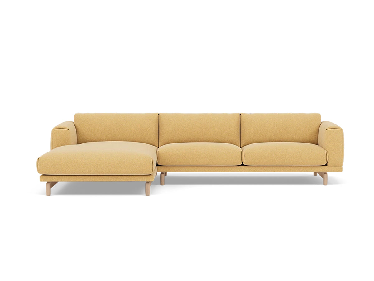 Rest Sofa with Left Chaise Longue (Sitting Right) by Muuto - Ecriture 410