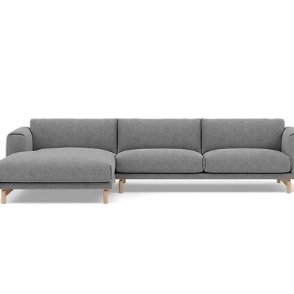 Rest Sofa with Left Chaise Longue (Sitting Right) by Muuto - Hallingdal 65 166