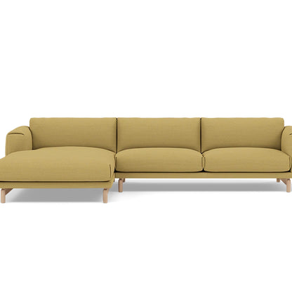 Rest Sofa with Left Chaise Longue (Sitting Right) by Muuto - Hallingdal 65 407