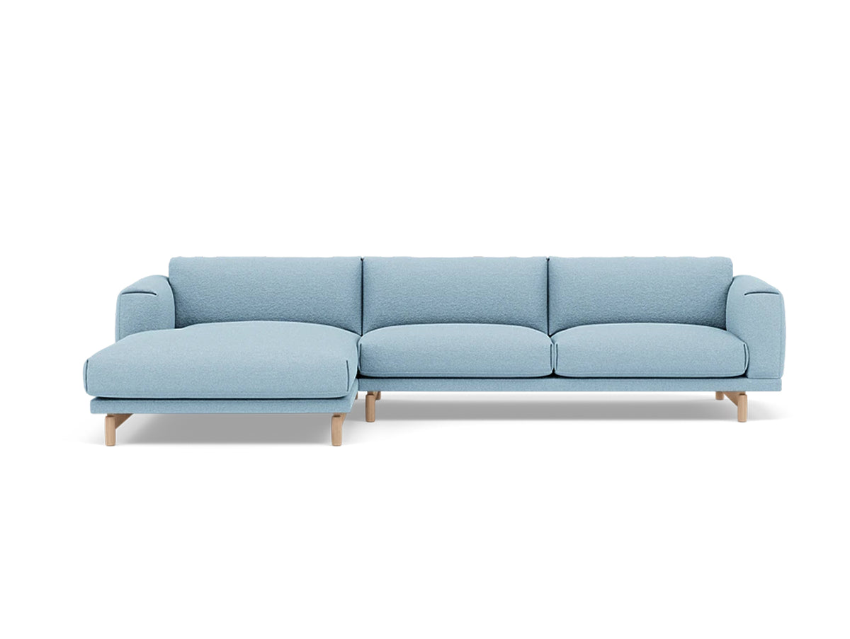 Rest Sofa with Left Chaise Longue (Sitting Right) by Muuto - Hearth 12