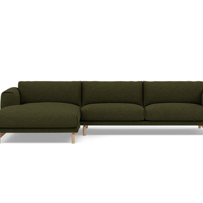 Rest Sofa with Left Chaise Longue (Sitting Right) by Muuto - Hearth 9