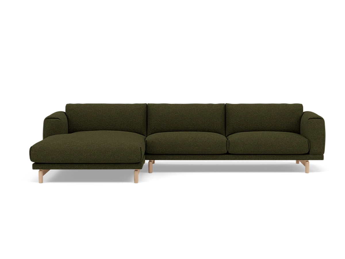 Rest Sofa with Left Chaise Longue (Sitting Right) by Muuto - Hearth 9