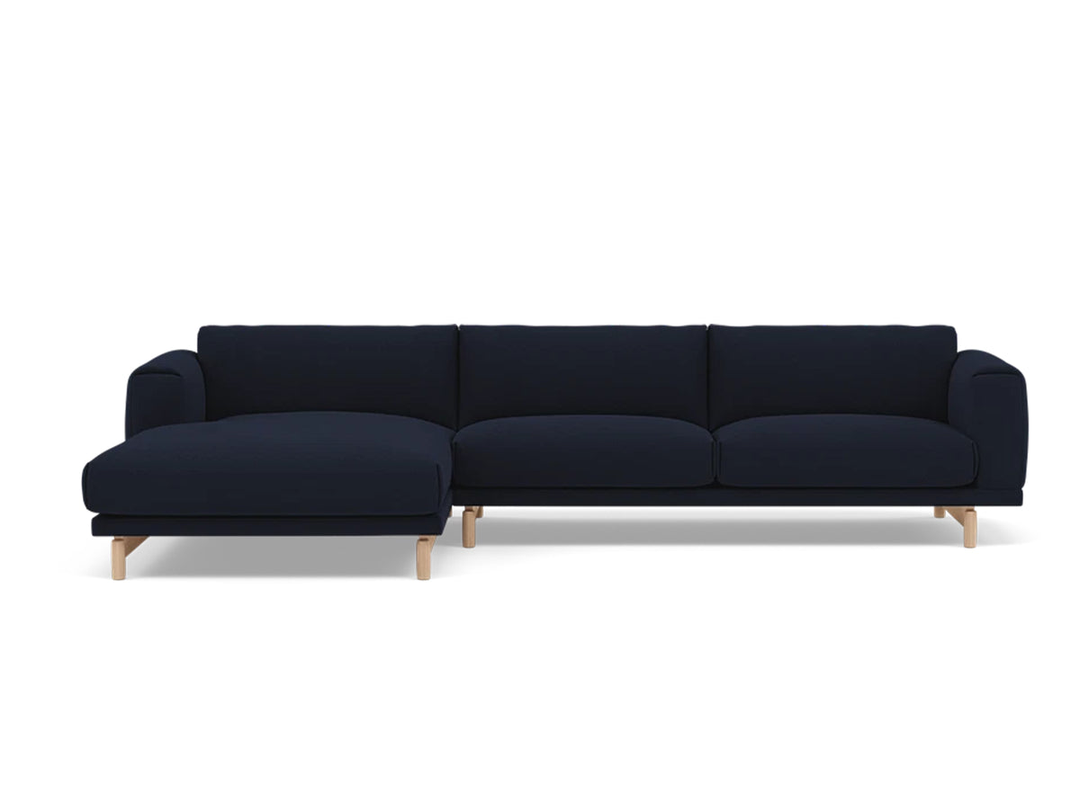Rest Sofa with Left Chaise Longue (Sitting Right) by Muuto - Vidar 554