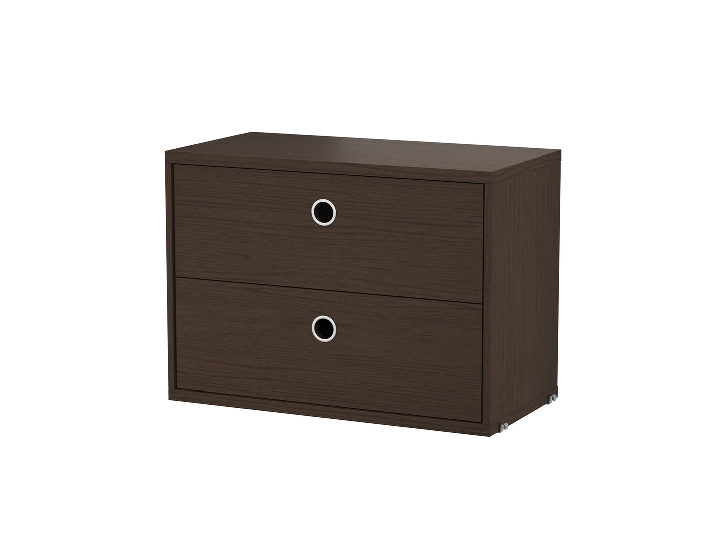 String System Drawers - Narrow - Dark Oak
