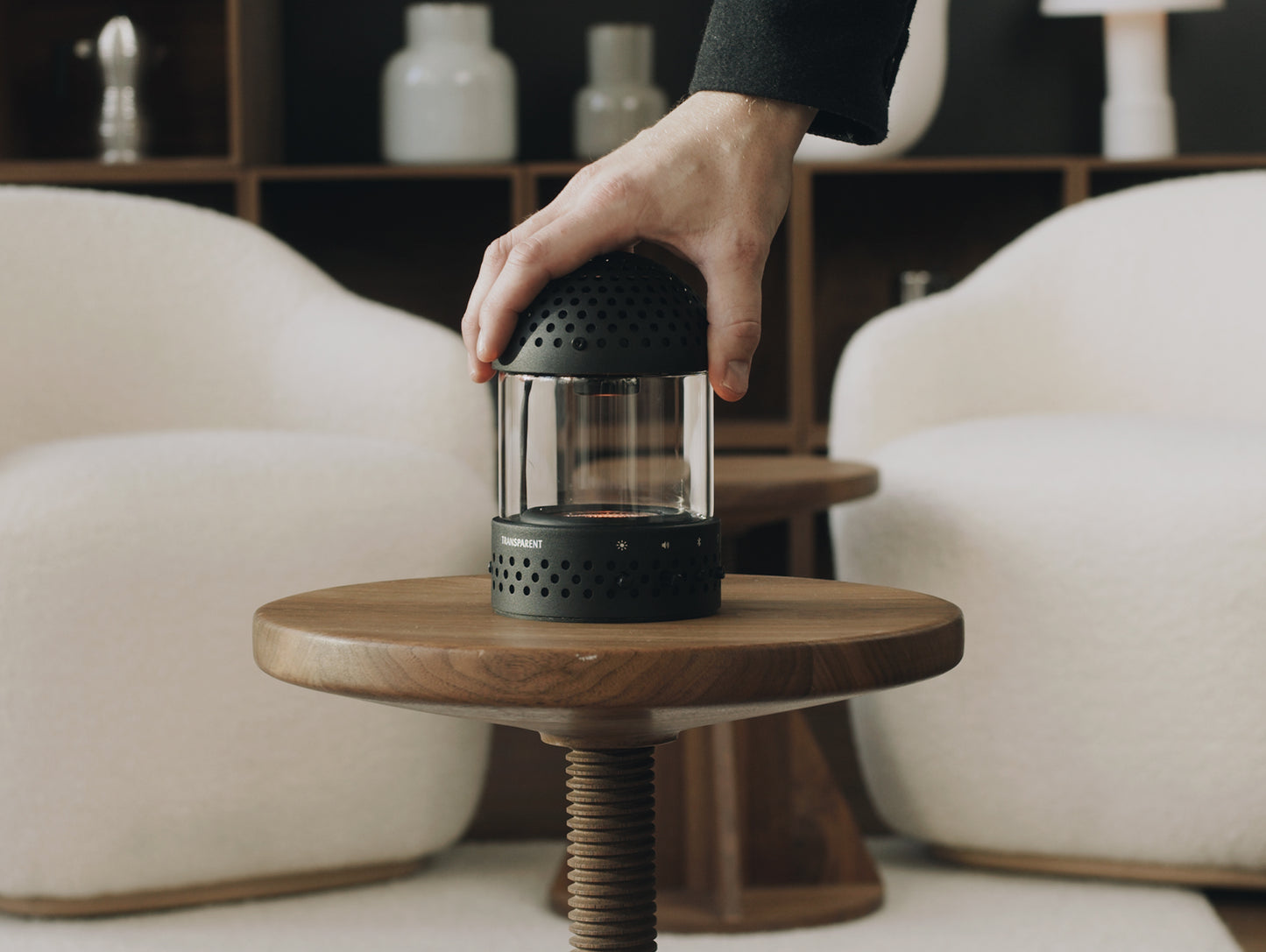 Light Speaker by Transparent - Black