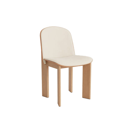 Chisel 65 Chair Front Upholstery by HAY - Lacquered Oak / Turf Cream