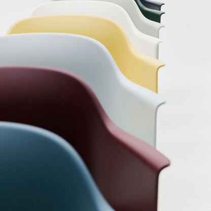 Layout Armchair Upholstered - Metal Base by HAY