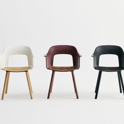 Layout Armchair Wood Base by HAY - Plywood Seat (222)