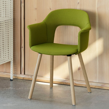Layout Armchair 224 by HAY - Lacquered Oak Base / Remix 3 912