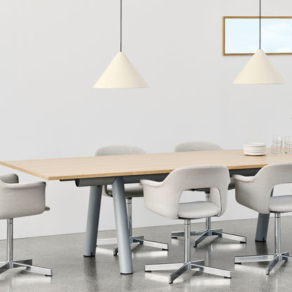Compass Pendant Lamp by HAY - D43 / Oyster White