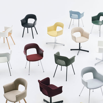 Layout Armchair - Metal Base