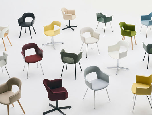 Layout Armchair - Swivel Base by HAY
