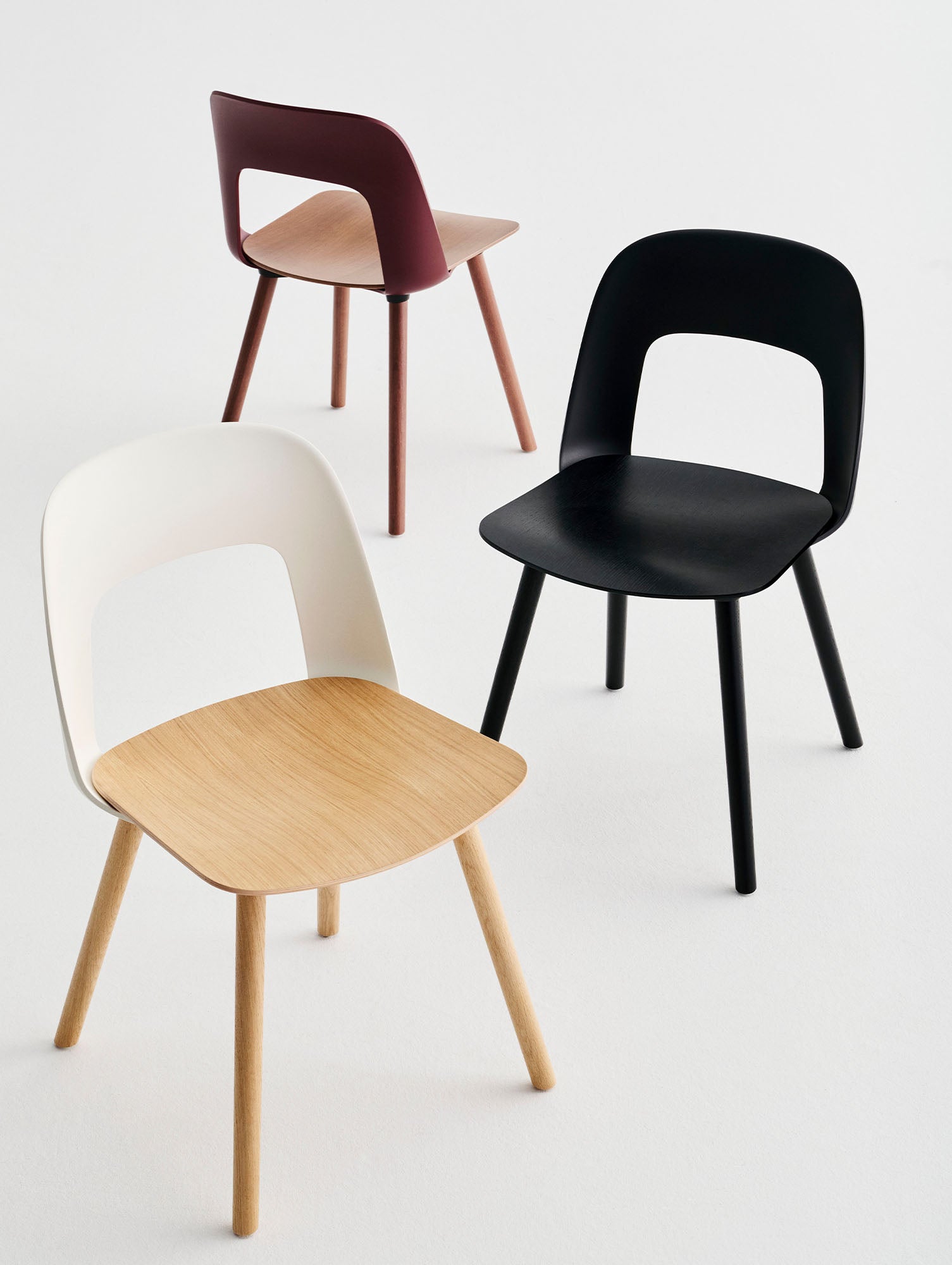 Layout Chair Wood Base 122 by HAY