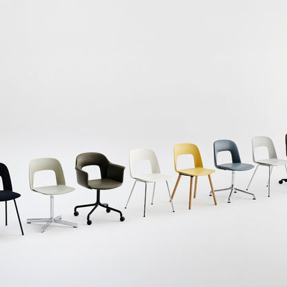 Layout Chair Wood Base by HAY