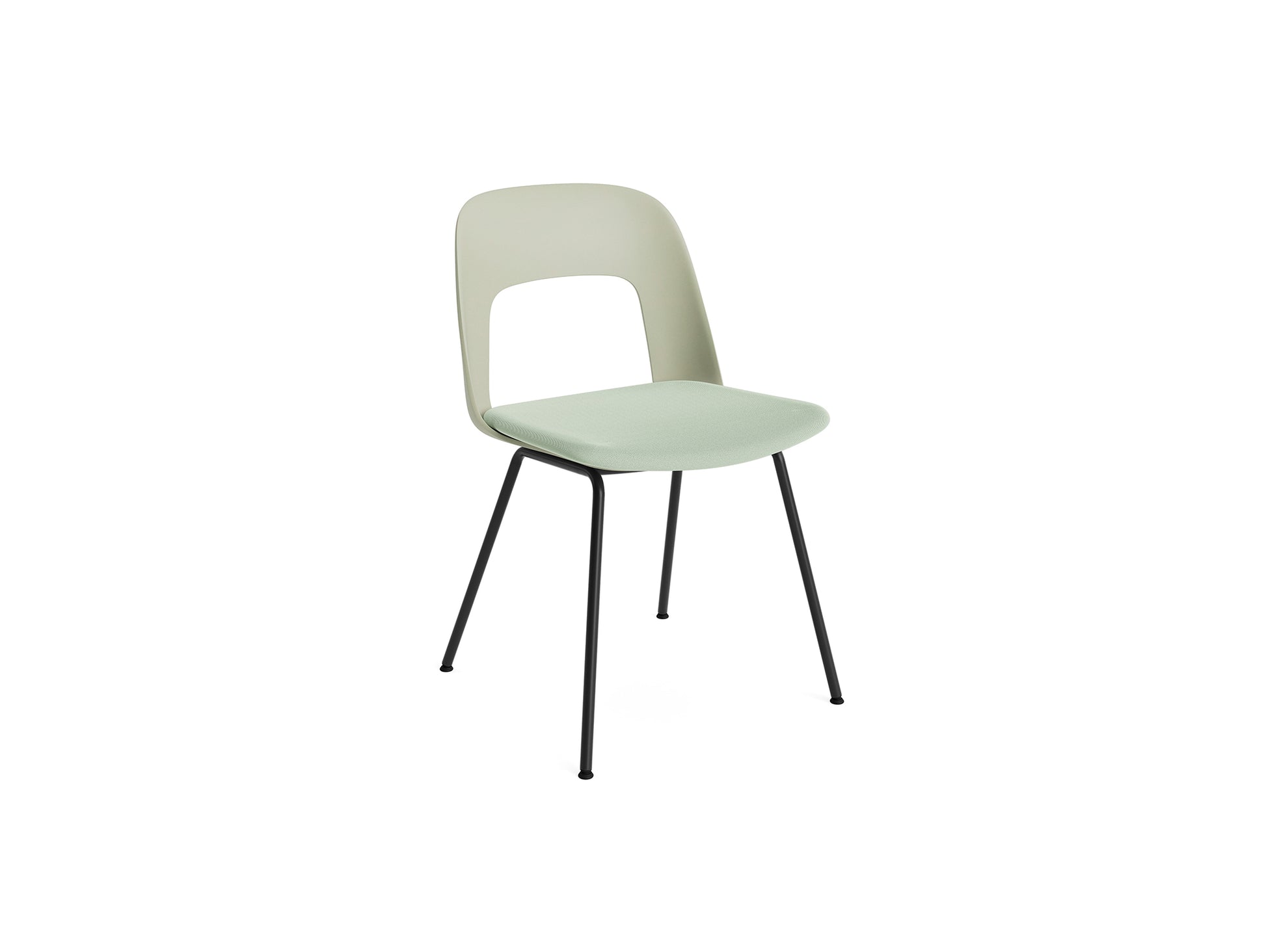 Layout Chair 113  Metal Base by HAY - Pastel Green / Relate 921