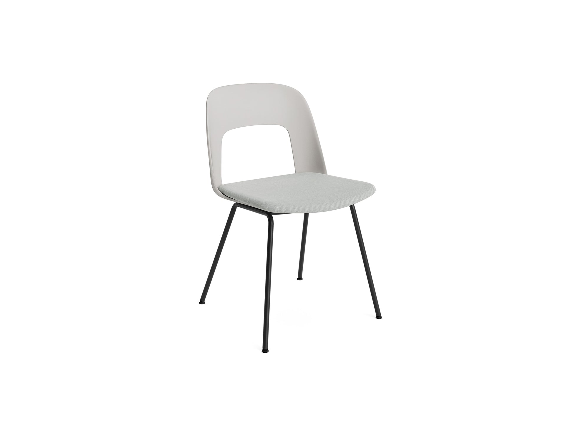 Layout Chair 113  Metal Base by HAY - Sky Grey / Naveli 113