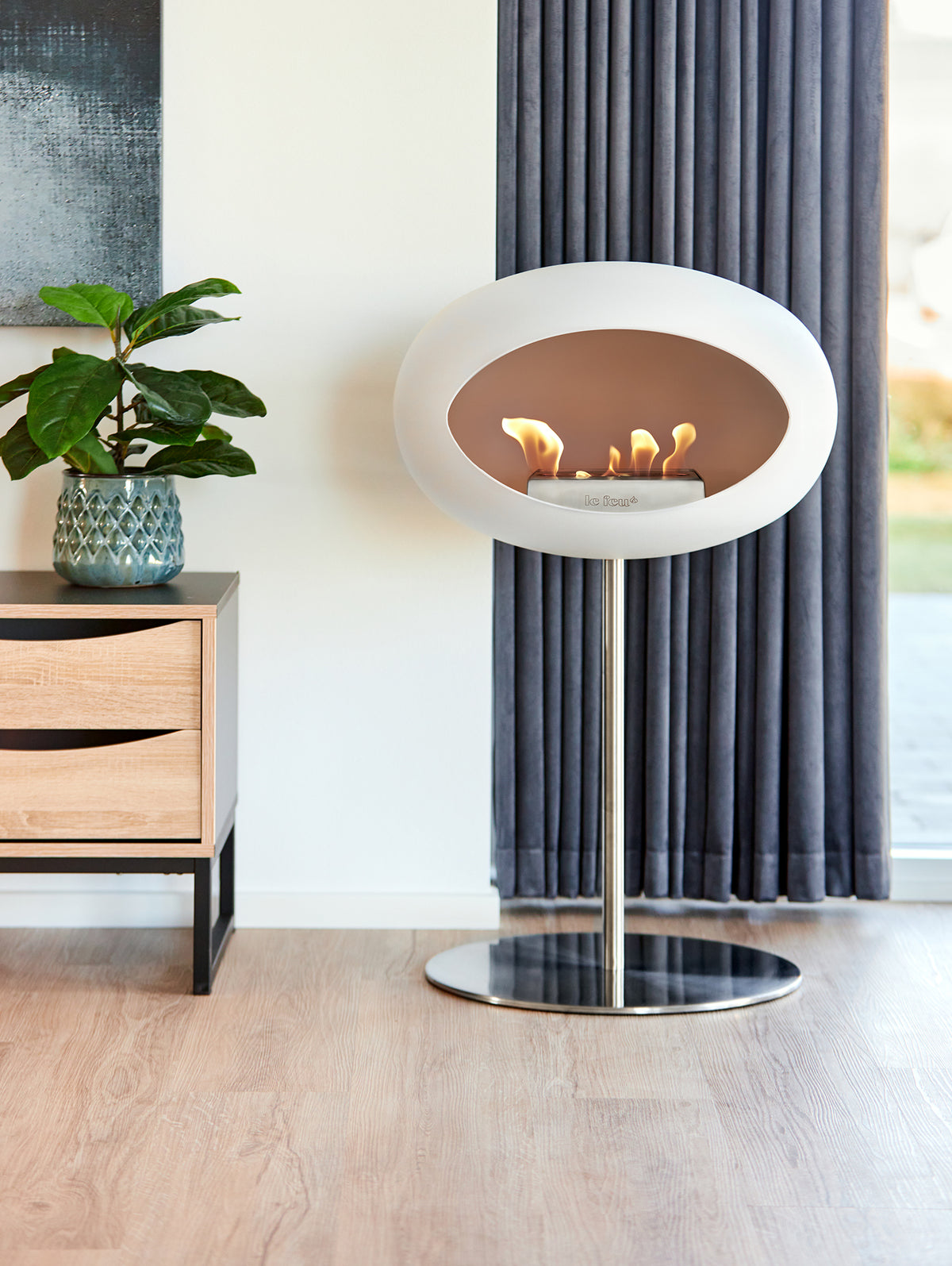Steel Low Fireplace
