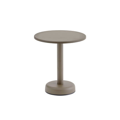 Linear Steel Coffee Table by Muuto - D42 H47 / Taupe