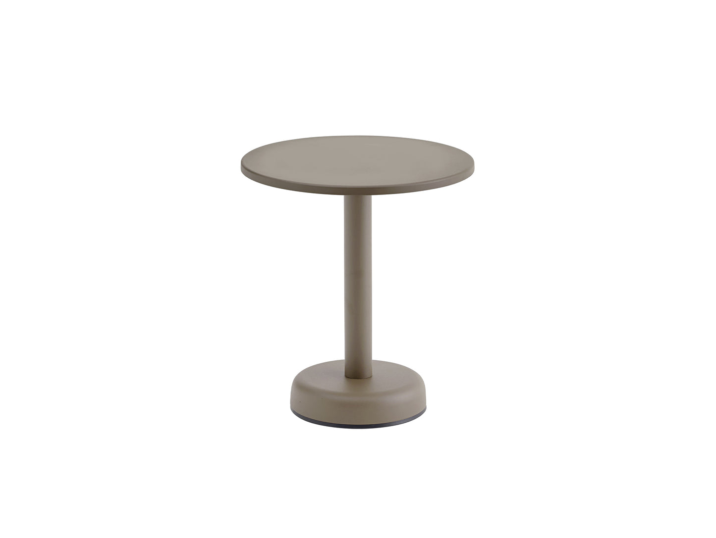 Linear Steel Coffee Table by Muuto - D42 H47 / Taupe
