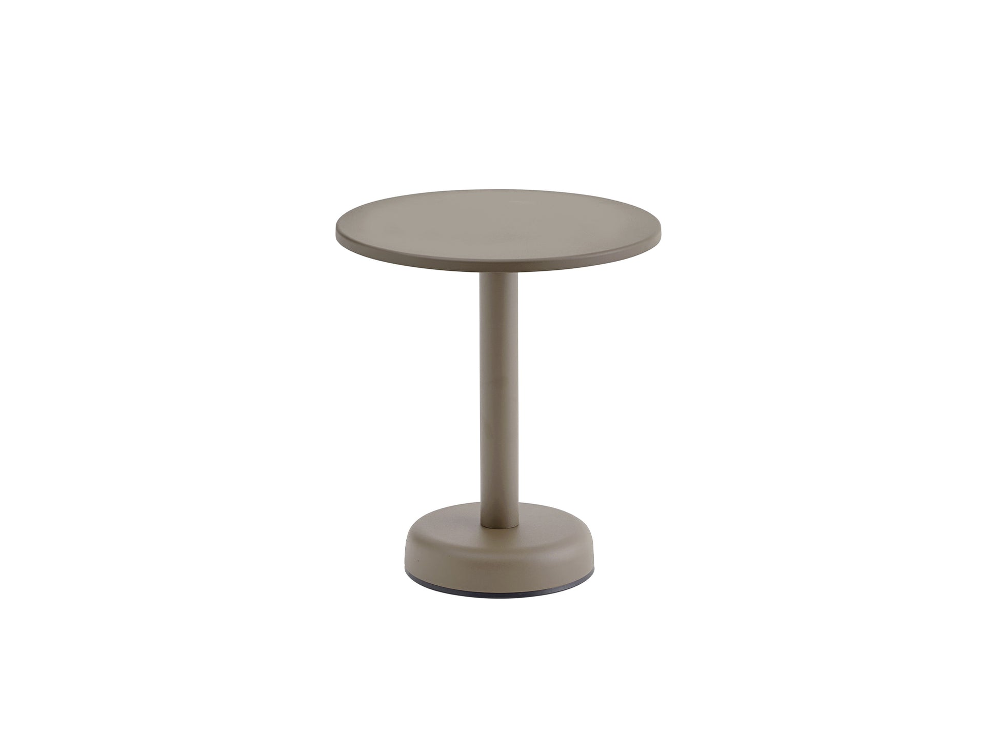 Linear Steel Coffee Table by Muuto - D42 H47 / Taupe